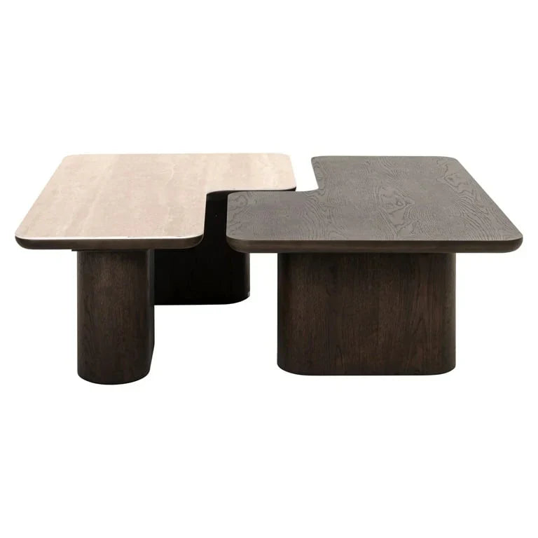 Richmond Interiors Coffee Table Nando Set Of 2 (Brown)