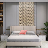 Acoustic Slatted Wall Panels Oak Blocks Pack Of x4 240 x 60cm