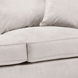 Chesterfield Stone Fullback Right Hand Facing Corner Sofa Stone Velvet