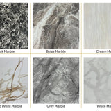 Chelsea Gold 130cm Marble Round Dining Table - 6 Colours
