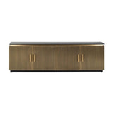 Richmond Ironville Golden 4 Door TV Unit - Belmont Interiors.