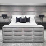 The Montreal Luxury Wide Panel Velvet TV Bed