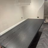 Berkeley Designs Sorrento Textured Dark Oak Dining Table With Chairs