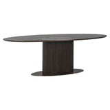Richmond Interiors Luxor Oval 300CM Dining Table - Belmont Interiors.
