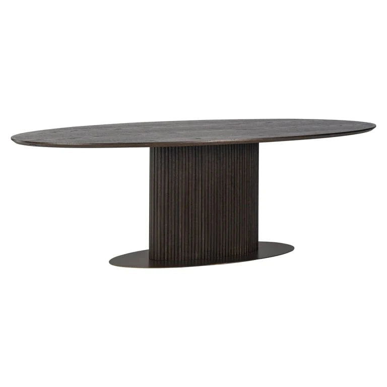 Richmond Interiors Luxor Oval 300CM Dining Table - Belmont Interiors.