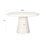 Richmond Interiors Bloomstone Round 130cm Dining Table