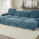 Hudson Luxury U Shape Corner Sofabed