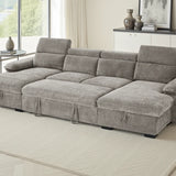 Hudson Luxury U Shape Corner Sofabed