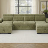 Hudson Luxury U Shape Corner Sofabed