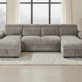 Hudson Luxury U Shape Corner Sofabed