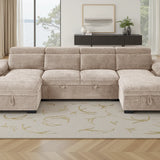 Hudson Luxury U Shape Corner Sofabed