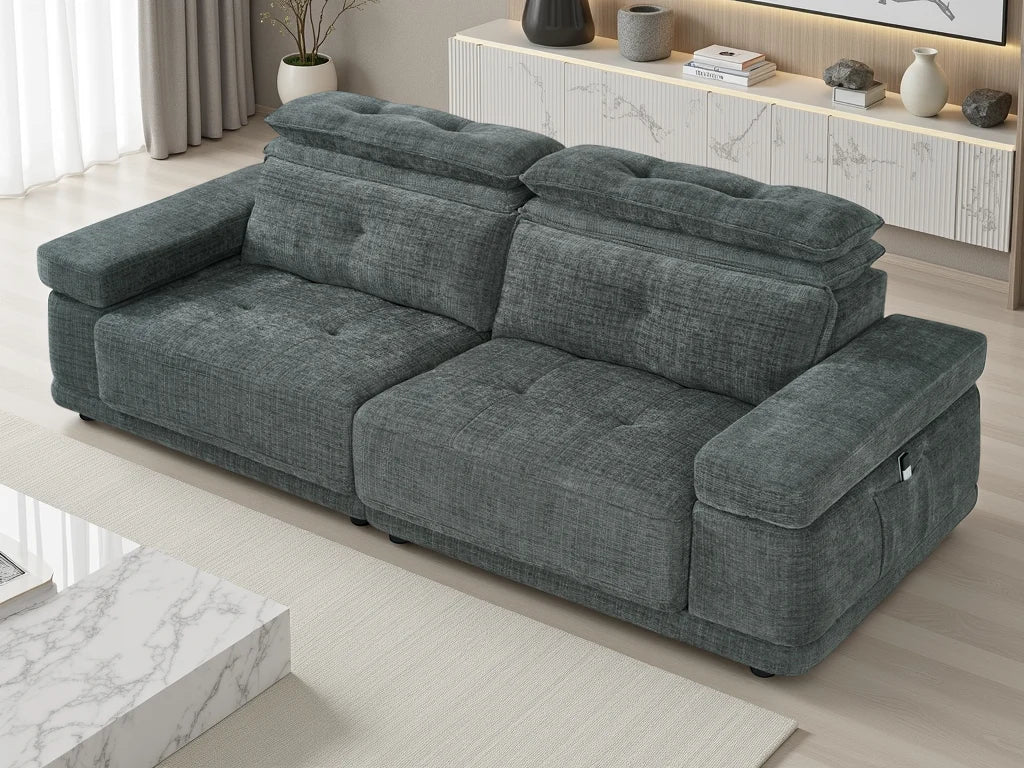 Kendal Dark Grey Floating Sofabed