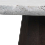 Richmond Interiors Oberoy Blush Beige Round 130cm Dining Table