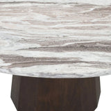 Richmond Interiors Oberoy Blush Beige Round 130cm Dining Table