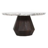 Richmond Interiors Oberoy Blush Beige Round Coffee Table