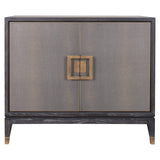 Richmond Interiors Bloomville Shagreen Faux Leather 2 Door Sideboard