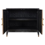 Richmond Interiors Bloomville Shagreen Faux Leather 2 Door Sideboard