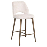 Richmond Interiors Delphine Lovely Cream Bar Stool