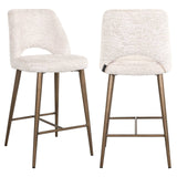Richmond Interiors Delphine Lovely Cream Bar Stool