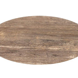 Richmond Interiors Russo Brown Oval 235cm Dining Table