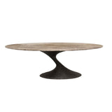 Richmond Interiors Russo Brown Oval 235cm Dining Table