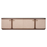 Richmond Interiors Willox Brown 4 Door TV Unit