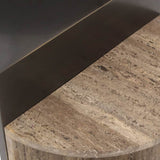 Richmond Interiors Russo Brown End Lamp Table