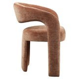 Richmond Interiors Soho Be Straight Mocca Mouse Fabric Dining Chair