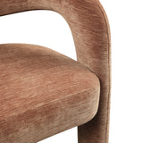 Richmond Interiors Soho Be Straight Mocca Mouse Fabric Dining Chair