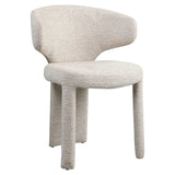 Richmond Interiors Viola Natural Linear Fabric Dining Chair