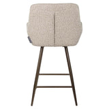 Richmond Interiors Linsey Natural Chunky Swivel (Set of 2) Counter Stool