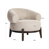 Richmond Interiors Montana Natural Chunky Lounge chair