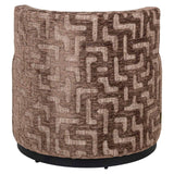 Richmond Interiors Franny Brown Labyrinth Lounge Chair