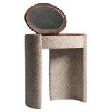 Richmond Interiors Roxenne Beige Leopard Dressing Table Desk