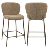 Richmond Interiors Counter stool Odarby brown tweed fire retardant