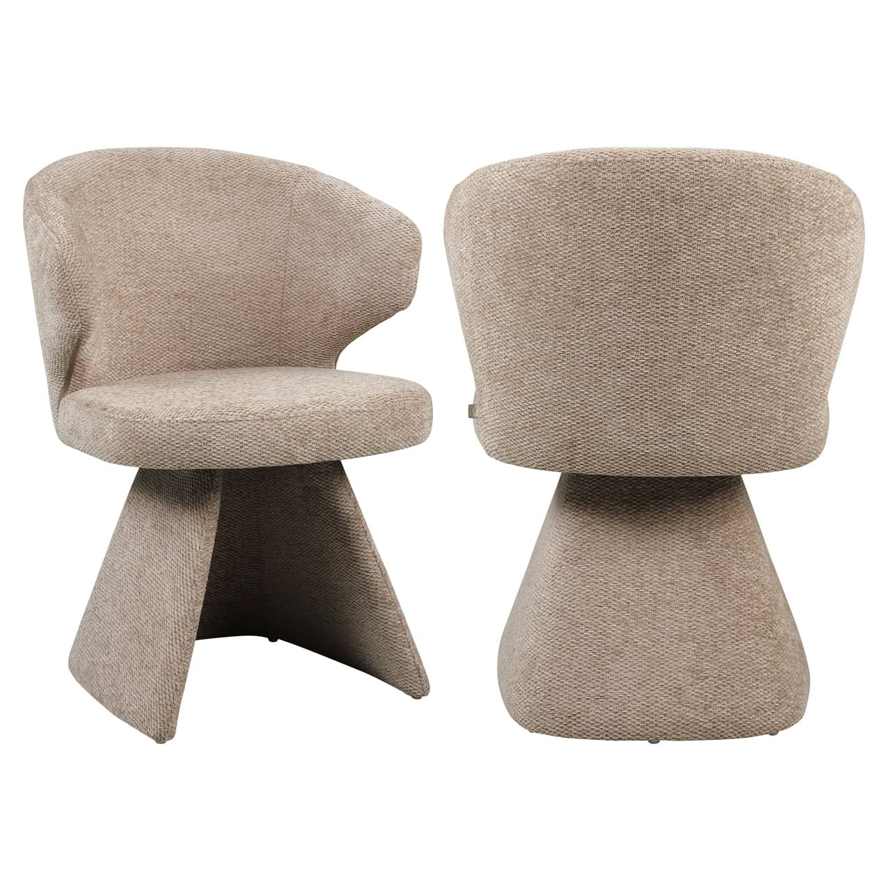Richmond Interiors Zenith Dining Chair Mocca Boldweave