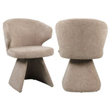 Richmond Interiors Zenith Dining Chair Mocca Boldweave