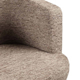 Richmond Interiors Rochenne Mocca Linear Swivel On Wheels Dining Chair