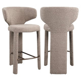 Richmond Interiors Viola Mocca Chunky Counter Stool