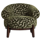 Richmond Interiors Montana Moss Labyrinth Lounge Chair
