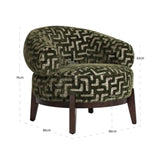 Richmond Interiors Montana Moss Labyrinth Lounge Chair