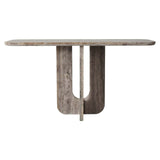 Richmond Interiors Westin Grey Travertine Console Table