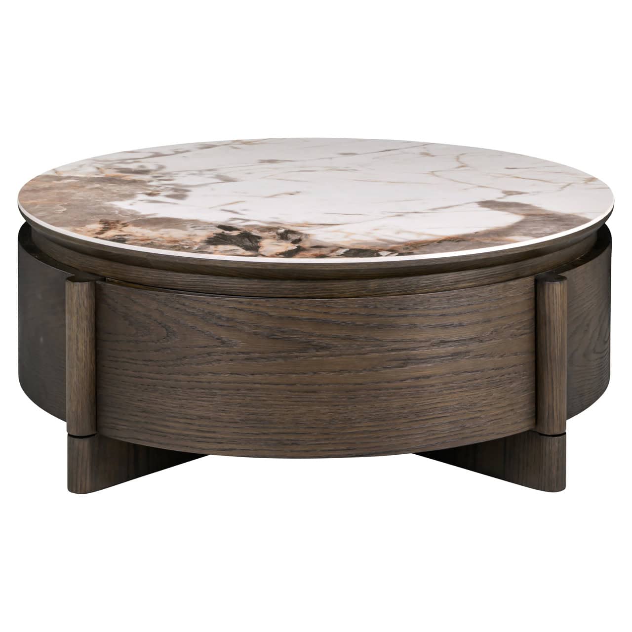 Richmond Interiors Langford Brown 90cm 1 Drawer Coffee Table