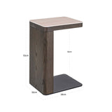 Richmond Interiors Sofa side table Nando brown