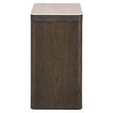 Richmond Interiors Sofa side table Nando brown