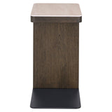 Richmond Interiors Sofa side table Nando brown