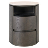 Richmond Interiors Nightstand Nando brown 2-drawers