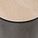 Richmond Interiors Nightstand Nando brown 2-drawers