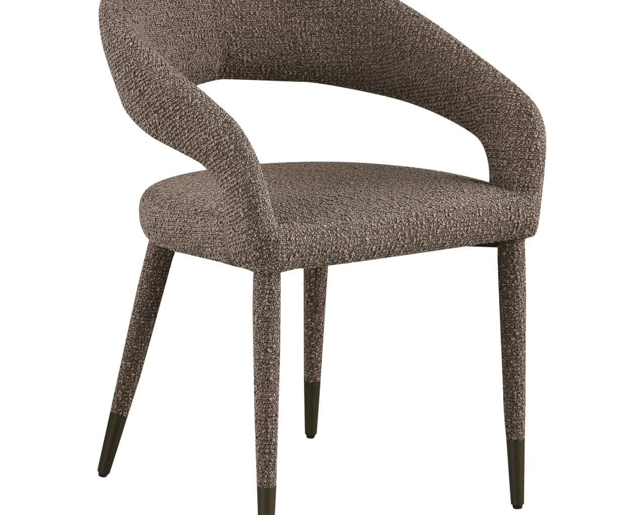 Richmond Interiors Gia Brown Chunky Dining Chair