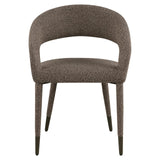 Richmond Interiors Gia Brown Chunky Dining Chair